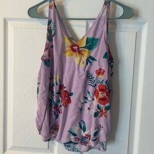 Old Navy Floral Sleeveless Top - Purple